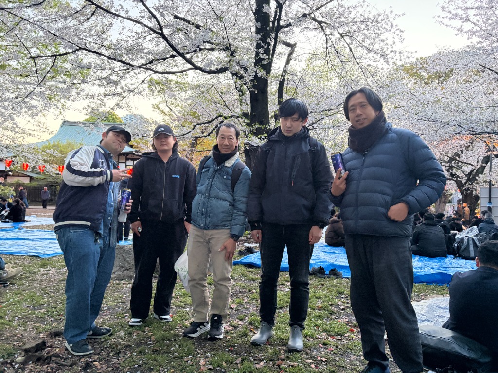 春の上野公園でのお花見