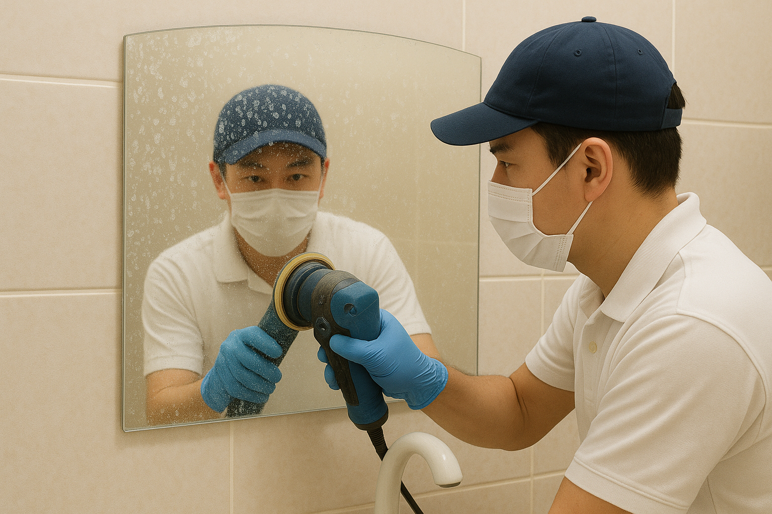 浴室鏡研磨オプション